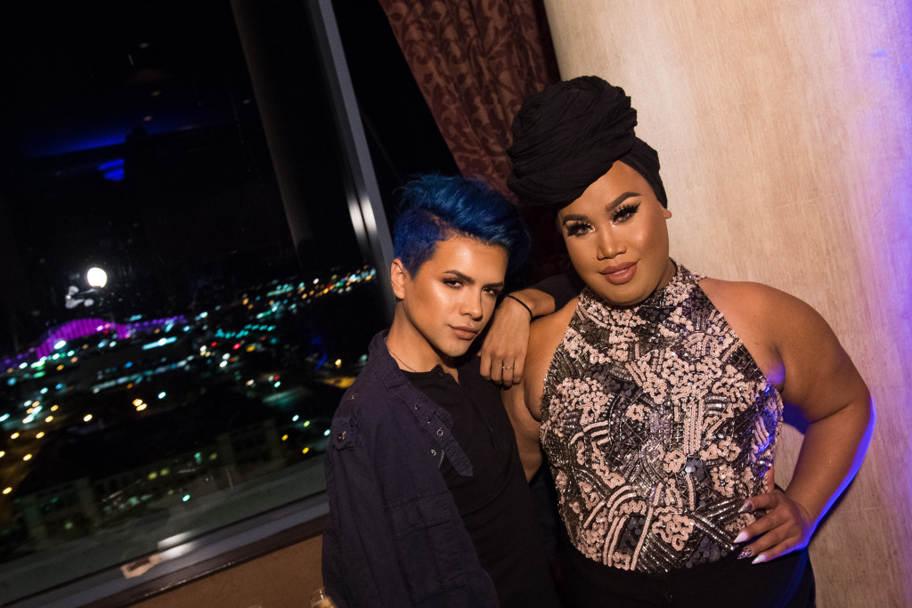CORPUS CHRISTI, TX - SEPTEMBER 29: Gabriel Zamora and Patrick Starrr during the Media Welcome for the MAC Selena World Premier on September 29, 2016 in Corpus Christi, Texas. (Photo by Jordan Murph/Getty Images for MAC Cosmetics )