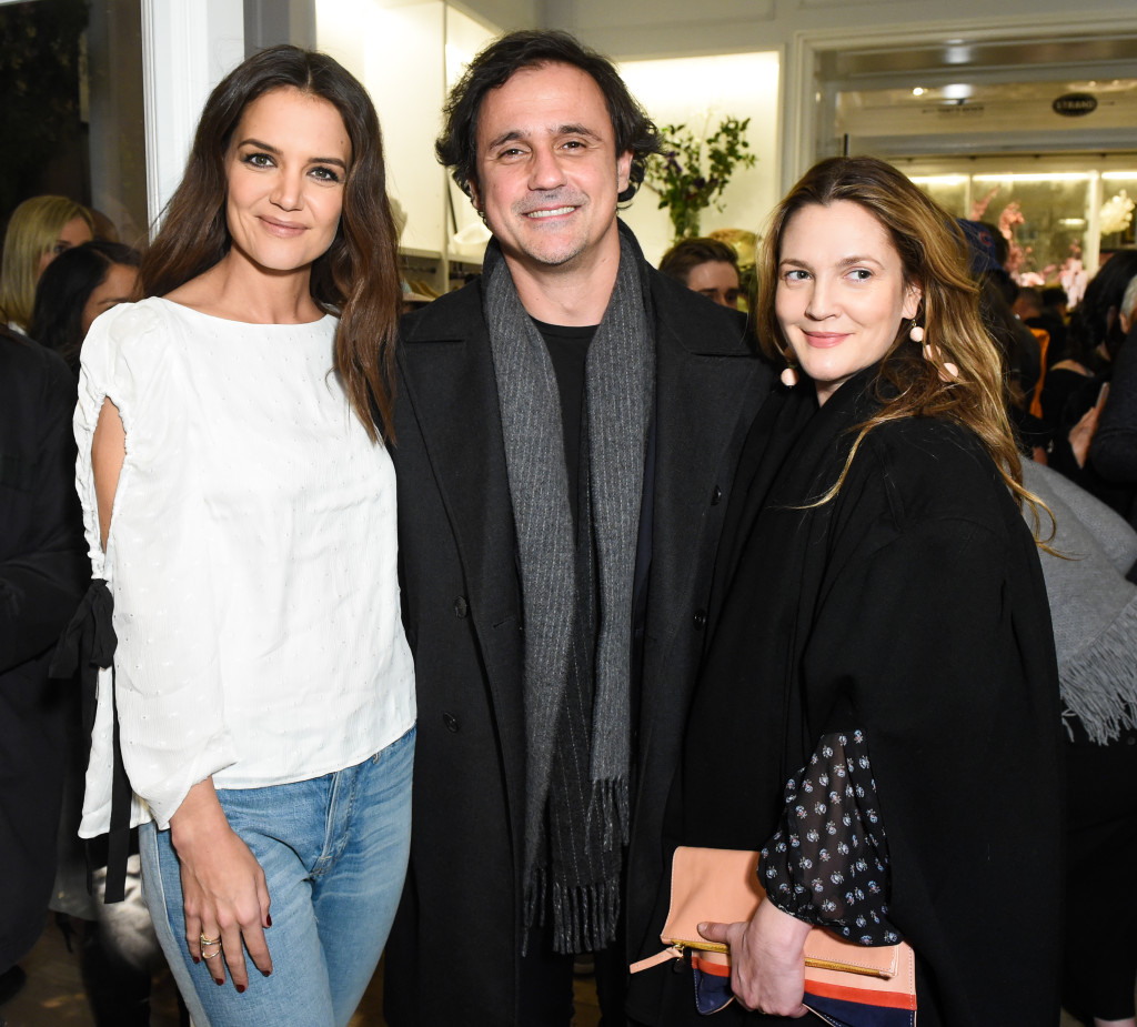 Katie Holmes, Francis Pierrel, Drew Barrymore