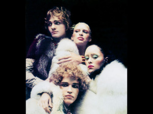 Corey Tippin, Donna Jordan, Jane Forth y Jay Johnson, Paris, 1971 (Foto sexfashiondisco.com)