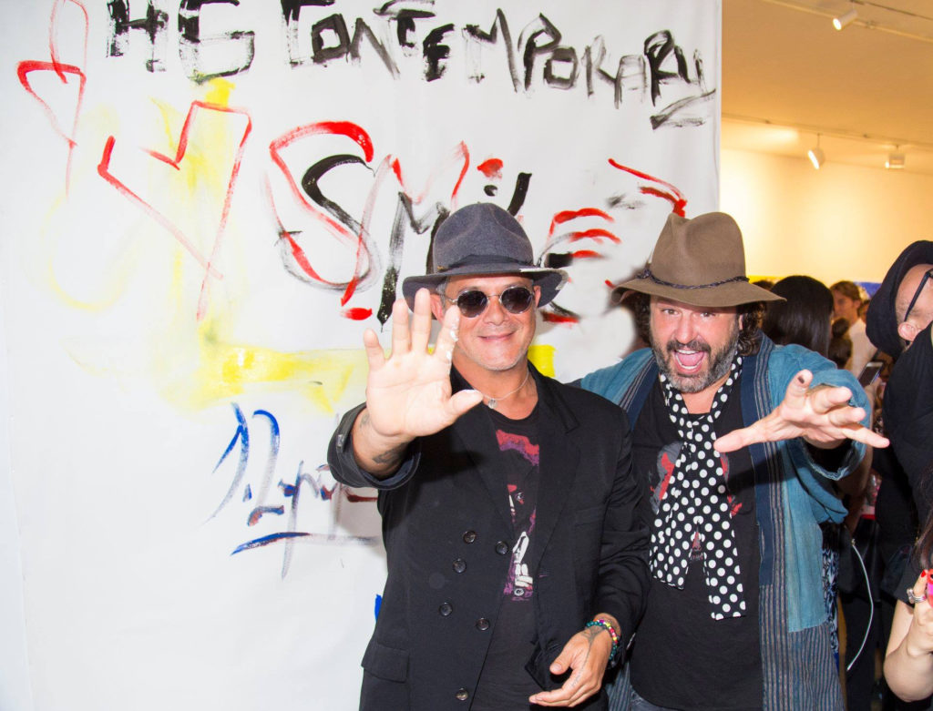 Domingo Zapata y Alejandro Sanz en Nueva York